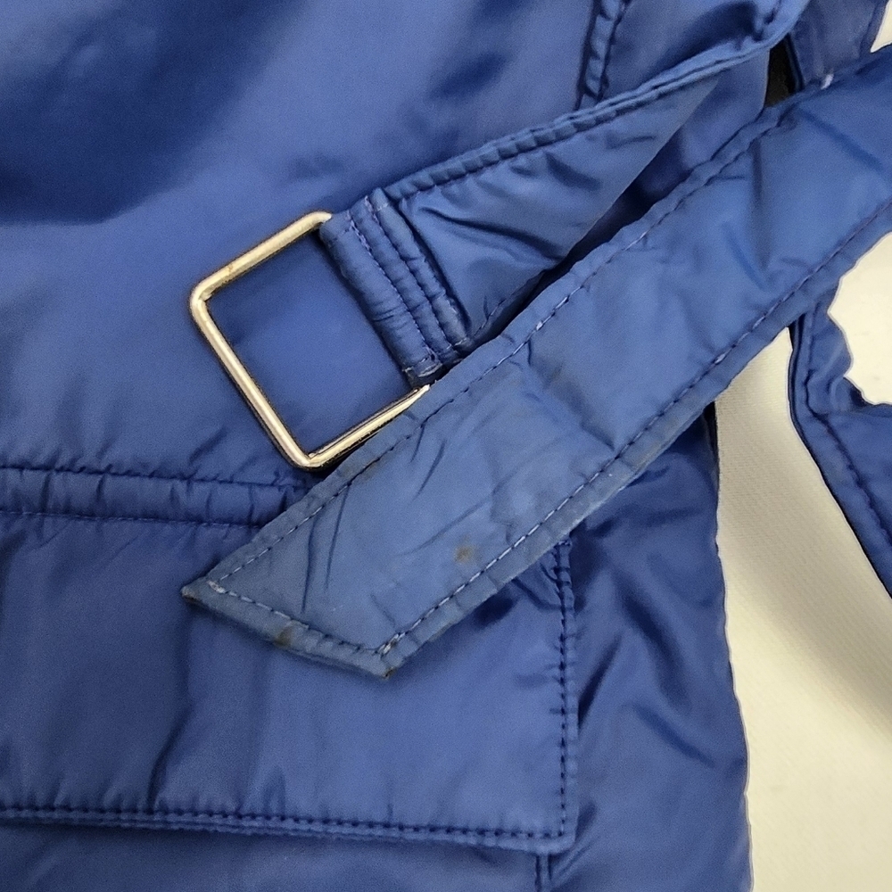 Vintage Tempco Down Jacket Quilted Blue Puffer Womens Medium Made In USA - Picture 5 of 9